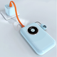 Powerbank Dudao K21 Mini 22.5 W 10000 mAh Blue (6976625333424) - obraz 2