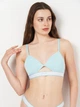 Бюстгальтер без косточек Puma Women Peek-A-Boo Triangle Top 93898503 L Mint (8720245805803) - изображение 1