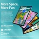 Планшет 10.1" SKYEGG K11 (6+16)/128Gb Android 14 8000 mAh Голубой Б/В - изображение 3