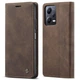 Чехол-книжка CaseMe из нубука для Xiaomi Redmi Note 12 Pro+ Plus 5G Тёмно-коричневый - изображение 6