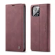 Чохол-книжка CaseMe з нубуку для iPhone 11 Pro Бордовий - зображення 7