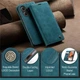 Чехол-книжка CaseMe из нубука для Xiaomi Redmi Note 13 Pro+ 5G Бирюзовый - изображение 5