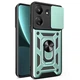 Протиударний чохол Armor Ring + захиcт камери для Xiaomi Redmi 13C та Poco C65 Simon case зелений - изображение 1