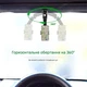 Холдер Держатель для телефона в машину 4-6.2" Автодержатель с креплением на козырьке, вращающуюся на 360° - изображение 5