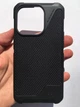 Чохол протиударний UAG Metropolis LT MagSafe (Original) для Iphone 15 Pro (6.1") Kevlar Black 114277113940 - зображення 4