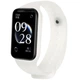 Ремешок силиконовый для Mi Smart Band 8 Active / Redmi Smart Band 2 прозрачный матовый Белый (mrk3531) - изображение 1