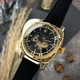Наручные часы Awarder 021-3D Где бы ни была Gold-Black-Black Leather - изображение 2