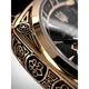 Наручные часы Awarder 021-3D Где бы ни была Gold-Black-Black Leather - изображение 8