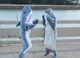Пижама кигуруми акула Shark Blanket XL - 155-165 см Плед акула серо-синяя - изображение 8