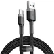 Кабель Baseus Cafule Cable USB for Type-C 2A 3 м Gray/Black (CATKLF-BG1) - изображение 2