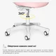 Дитяче крісло Evo-kids Mio Lite Pink (Y-208 KP) Рожевий - изображение 8