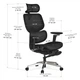 Крісло Mealux D2 Air Plus Black (арт. HF-D2 Plus M/B) - изображение 4