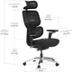 Крісло Mealux D2 Air Fabric Black (арт. HF-D2 F/B) - изображение 5