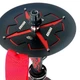 Кальян Kohana Nitro Black and Red 50 см, нержавіюча сталь, агресивний дизайн, комплект - зображення 4