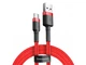Кабель для быстрой зарядки Baseus Cafule Cable USB to Type-C 2A 2м (CATKLF-C09) Red - изображение 1