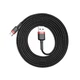 Кабель Baseus Cafule Cable USB for Type-C 3A 1 м Red/Black (CATKLF-B91) - изображение 2