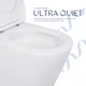 Унитаз-компакт Qtap Scorpio безободковый Ultra Quiet с сиденьем Soft-close QT14226088AW - изображение 5