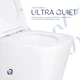 Унитаз подвесной Qtap Tern Ultra Quiet безободочный с сиденьем Soft-close WHITE QT17332303AW - изображение 5