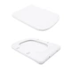 Унитаз подвесной Qtap Tern Ultra Quiet безободочный с сиденьем Soft-close WHITE QT17332303AW - изображение 8