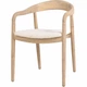 Обідній стілець з підлокітниками Denali Savanna beige natural wood - изображение 3