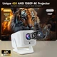Проектор з автофокусом Magcubic HY310X 4K Android 11 WI-FI6 Bluetooth HDMI 150" 420ANSI Hi-Fi білий - зображення 9