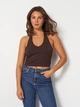 Топ женский H&M 10593226wer L Темно-коричневый (PS2030000362882) - изображение 1
