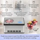 Профессиональная Фреоновая мороженица Klarstein Dolce Bacio Smart Нержавеющая сталь - изображение 6