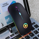 Мышь беспроводная SKY черная с RGB аккумулятор USB - изображение 5