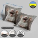 Интерьерная подушка "Мышка Грызунишка", 45×45 см, 3D принт / 1311345UA - изображение 3