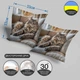 Подушка плюшевая смешная с приколом с Котом от WONKEY 33×33 см, 3D печать / 1305333UA - изображение 3