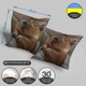 Интерьерная подушка "Капибара", 45×45 см, 3D принт / 1309745UA - изображение 3