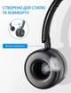 Наушники с микрофоном шумоподавлением USB+3.5 мм mini-jack проводная гарнитура для колл центра New Bee H360 - изображение 5