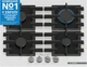 Варильна поверхня газова Bosch Serie 6 PPP6A2I40R - зображення 1