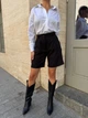 Жіночі бермуди з кишенями Uaclothes 42-44 Чорний (like34149-145561349) - изображение 3