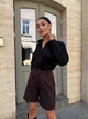 Жіночі бермуди з кишенями Uaclothes 42-44 Коричневий (like34150-145571349) - изображение 2