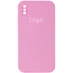 Чохол Silicone Case Square Full Camera для iPhone X/Xs Колір 19.Pink Sand - изображение 6