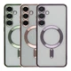 Чехол TPU Metallic Full Camera with Magsafe для Samsung Galaxy S24+ 5G (S926) Колір Green - изображение 2