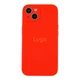 Чохол Silicone Case Full Size with Frame для iPhone 13 Колір 60.Crem Yellow - изображение 12