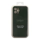 Чохол Silicone Case Full Size with Frame для iPhone 12 Pro Колір 15.Dark Grey - изображение 5