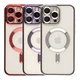 Чохол TPU Metallic Full Camera with Magsafe для iPhone 16 Pro Max Колір Dark Purple - изображение 2