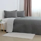 Покривало ТЕП "VINTAGE" 2 наволочки 50*70 см Сіре/Вінтаж, 220x240 - изображение 2