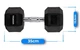 Гантель шестигранная Thunder 15 кг (HEXAGONAL-DUMBBELLS-15KG) - изображение 5