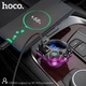 Автомобильный FM-трансмиттер модулятор и зарядный адаптер Hoco DFM01 Legend |Bluetooth 5.0, 2USB/Type-C, 38W/3A, TF, поддержка быстрой зарядки PD/QC, LED-дисплей, RGB-подсветка, универсальная совместимость| Черный - изображение 3