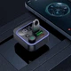 FM модулятор HOCO E85 Bluetooth для авто 20W Чорний (6942007634304) - изображение 6