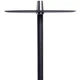 Кальян Tiaga Hookah Classic Black дизайнерский Тяга Хука 57 см нержавейка с напылением с 14 мм диаметром на уплотнителе с диффузором чёрный - изображение 2