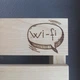 Полка для WI-FI роутера навесная с гравировкой PL013 - изображение 3