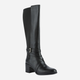 Kozaki damskie skorzane Geox D26FSC00043-C9999 41 Czarne (8050036686107) (955555906623911) - Outlet - obraz 2