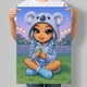 Постер в стиле куклы Bratz девочка в худи коалы А3 30х42 см (DYT030_А3) - изображение 1