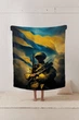 Плед патриотический 3D Защитник Украины 12187 135х160 см - изображение 2