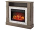 Каминокомплект ArtiFlame For Living AF23BS дуб серый эффект живого пламени со звуком и обогревом - изображение 5